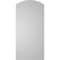 Ekena Millwork Arch Top Surface Mount PVC Gable Vent: Functional, w/ 2"W x 2"P Brickmould Sill Frame, 18"W x 38"H GVPAR18X3803SF - alternate 3